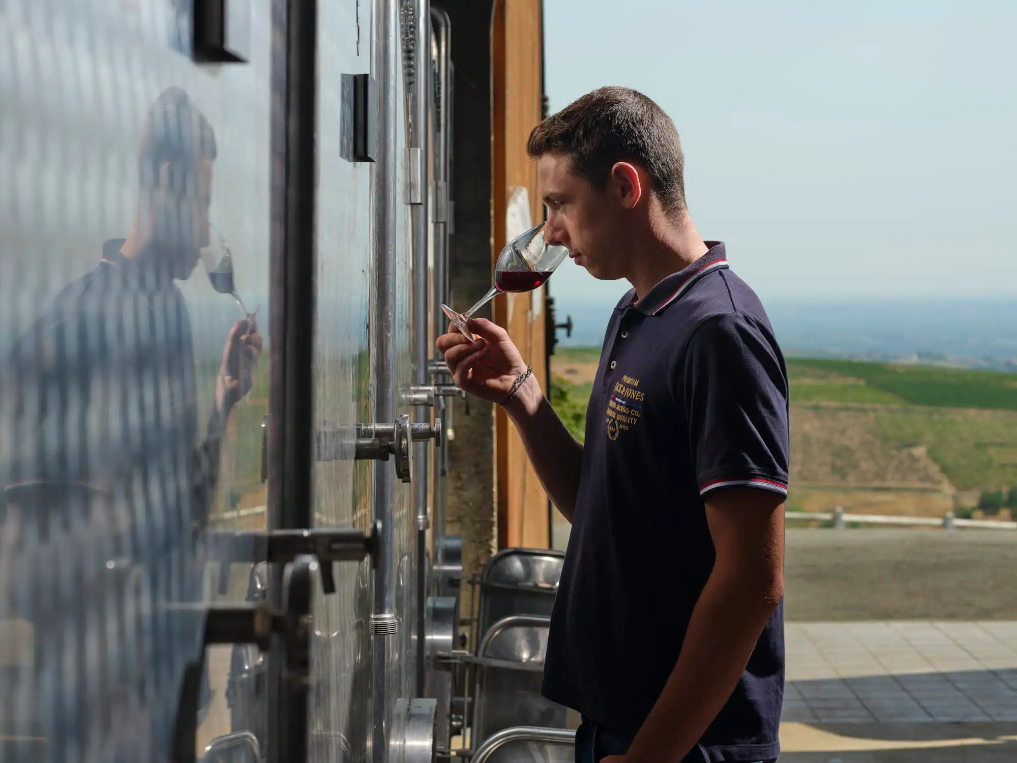 Loïc Savoye cuvage Chiroubles